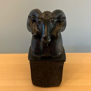 Egyptian Statue Ram head Repro Bookend